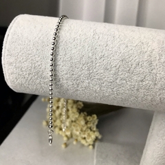 Pulseiras Mini Bolinhas Prata 925 - comprar online