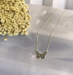 Colar Borboleta Prata 925 - comprar online