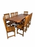Juego de comedor de Mesa de 2 m con 8 sillas - comprar online