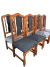 Mesa de 3 metros con 12 sillas tapizadas - Terra Muebles