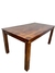 Mesa de algarrobo alistonado lustrada en laca de 1.60 de largo x 90 cm de ancho.