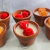 Vela aromática no vasinho de cerâmica com flores - comprar online