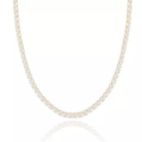 Choker Riviera Cristal Dourada