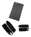 Kit Caneleira Peso 3 E 4kg - Par + Colchonete + Halter 3 Kg