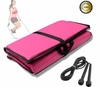 Colchonete De Ginástica Dobrável P/ Transporte + Corda Pvc + Caneleira 3 Kg