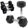 Kit de Dumbbell Sextavado Injetado Pares 1 A 10kg