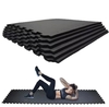 Tatame Tapete Eva 100x100x10cm 1x1 Metro 10mm Cor:Preto