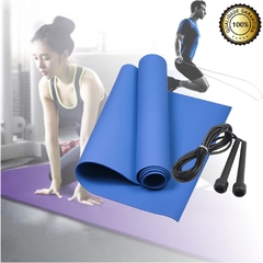 Colchonete Academia EVA 1,80 x 0,50 Liso + Corda de pular - comprar online