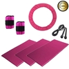 Kit Colchonete De Academia + Corda De Pular + Caneleira 2kg