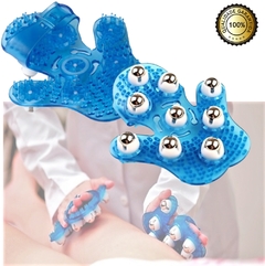 Luvas Massagem Corporal Estética Com 9 Esferas Drenagem - comprar online