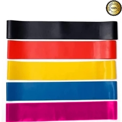 Imagem do Caneleira Peso 5 Kg- Par + Colchonete + Kit Com 5 Mini Band