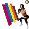 Mini fita elástica c/ 5 elástico para treino de pernas