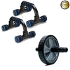Kit Treinamento funcional Ab Rolo Roda C/ Apoio Abwheel Fit