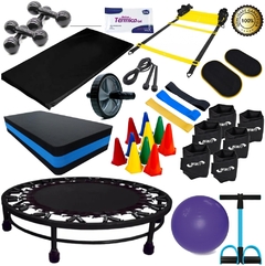 Kit Funcional Para Treino E Ginástica Em Casa