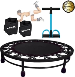 Kit Aeróbico P Queimar Gorduras Jump +extensor +caneleira4kg