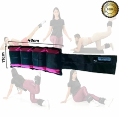 Kit Aeróbico Rosa - Jump + Colchonete + Caneleleira4kg +capa - comprar online