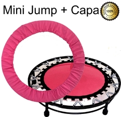Cama Elástica Mini Jump Profissional Rosa +Capa + Colchonete na internet