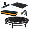 Kit Aeróbico Mini Jump+colchonete+corda+caneleira 5kg+step