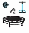 Kit Ginástica Jump+roda+corda+extensor