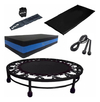 Kit Aeróbico Mini Jump+colchonete+corda +caneleira5 +step