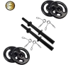 Kit Par De Halter 40cm C/ 8kg Anilhas Para Musculação