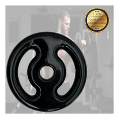 Anilha De Ferro Fundido Revestida P/ Musculação - 4 Kg