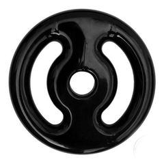 Imagem do Par Anilha Emborrachada 5 Kg Vazada P/ Musculação E Academia