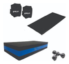 Kit Aeróbico Caneleira 5 Kg + Step + Halter 2kg + Colchonete