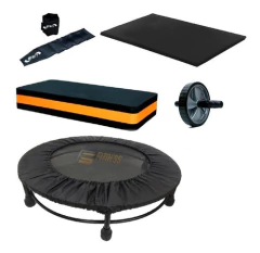 Kit Mini Jump+colchonete + Roda + Caneleira 3+ Step + Capa - comprar online