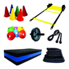 Kit Funcional C/ 15 Ítens Corda Naval + Escada +roda + Cone