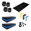 Kit Colchonete+caneleira 2 E 4 Kg +2 Step + Corda + Kit Band Opções:Preto