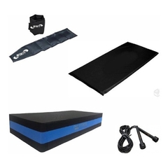 Kit Step + Corda + Caneleira + Colchonete