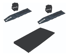 Kit Colchonete + Tornozeleira Caneleira 4 Kg +caneleira 2 Kg Opções:Preto - comprar online