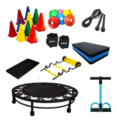 Kit De Ginástica P/ Exercício Aeróbico E Funcional Em Casa