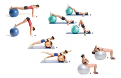 Bola De Pilates 65 Cm + Suporte De Parede - loja online
