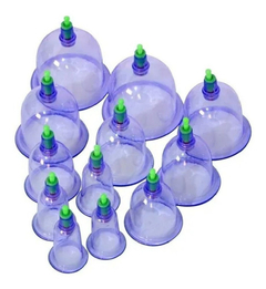 Kit Ventosas + Bomba Ventosaterapia Massoterapia + Brinde - comprar online