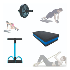 Kit Ginástica P/ Treinos Aeróbicos E Fortalecimento Muscular - comprar online
