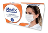 Kit C/100 Unid Mascara Medix Descartável Tripla C/elástico