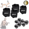 Kit Peso P Perna Par 3kg + 5 Kg E Par De Halter De 3 E 5 Kg