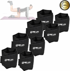 Caneleira Peso Tornozeleira Kit 1kg + 2kg + 3kg + 4kg