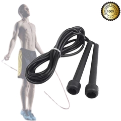 Kit Colchonete + Tornozeleira Caneleira Peso 4 Kg + Corda Cor:Preto - Cheers Fitness