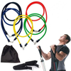 Kit Elástico Extensor Premium 11 Peças Tubing Profissional Ganhe 1 Mini Band