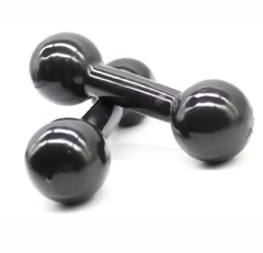 Kit Halteres De Academia Emborrachado 1kg À 3kg - Par - loja online
