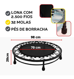 Kit Mini Jump+corda+extensor+caneleira 2 E 3kg + Step na internet