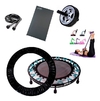 Kit Ginástica Jump+roda+corda+extensor+capa