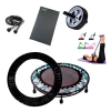 Kit Ginástica Jump+roda+corda+extensor+capa