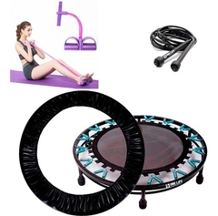 Kit Aeróbico Mini Jump+corda+extensor++capa
