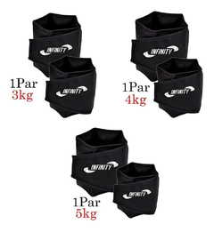 Caneleira Peso Tornozeleira 3kg - 4kg - 5kg + Kit mini band na internet