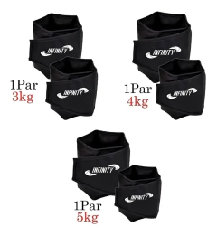 Caneleira Peso Tornozeleira 3kg - 4kg - 5kg + Kit mini band na internet