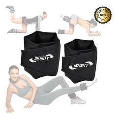 Imagem do Caneleira Peso Tornozeleira 3kg - 4kg - 5kg + Kit mini band